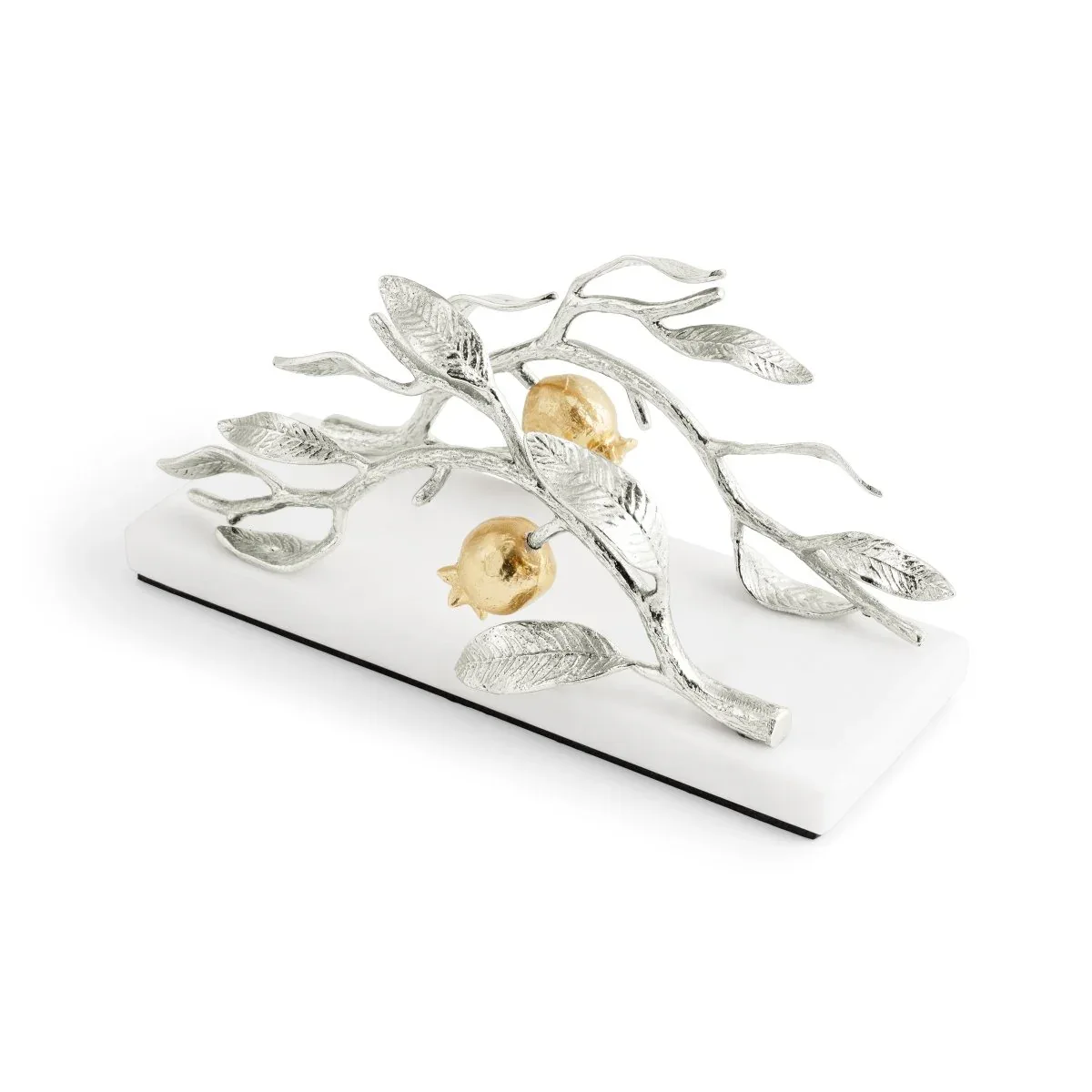 Pomegranate Silver & Gold Vertical Napkin Holder - Image 5