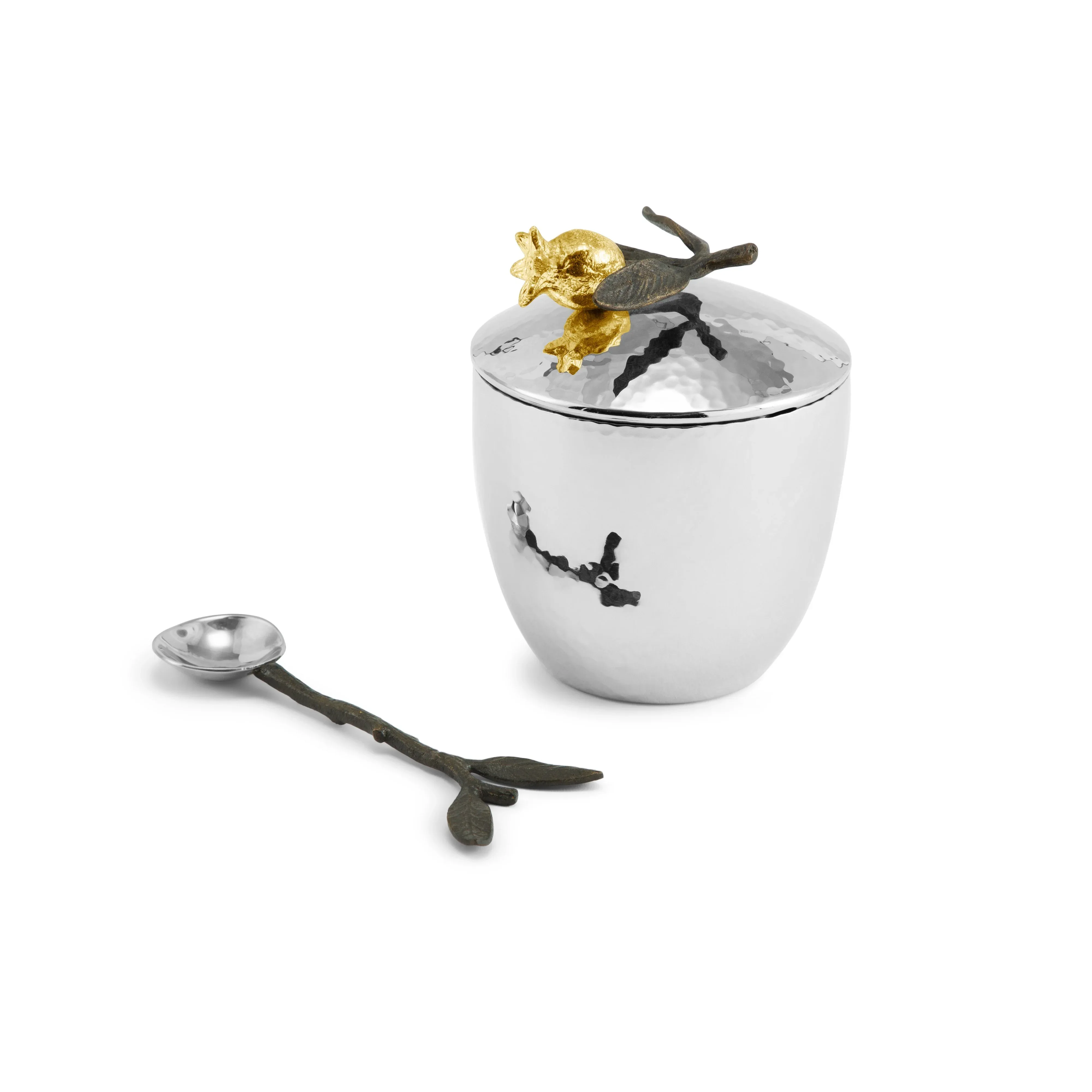 Pomegranate Sugar Pot with Spoon - Image 7