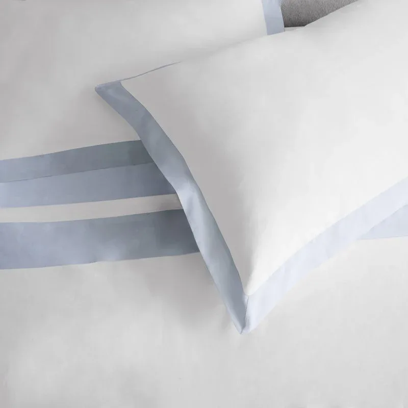 Queen Sheet Set - Sky and White