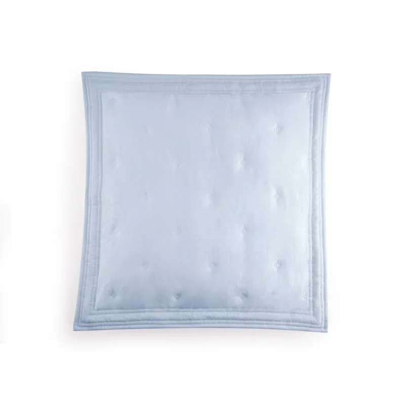 Tufted Quilt Euro Sham - Sky