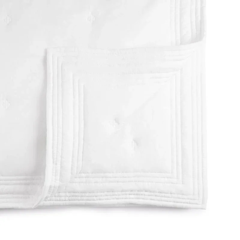 Tufted Quilt King Coverlet - Cloud - Image 4