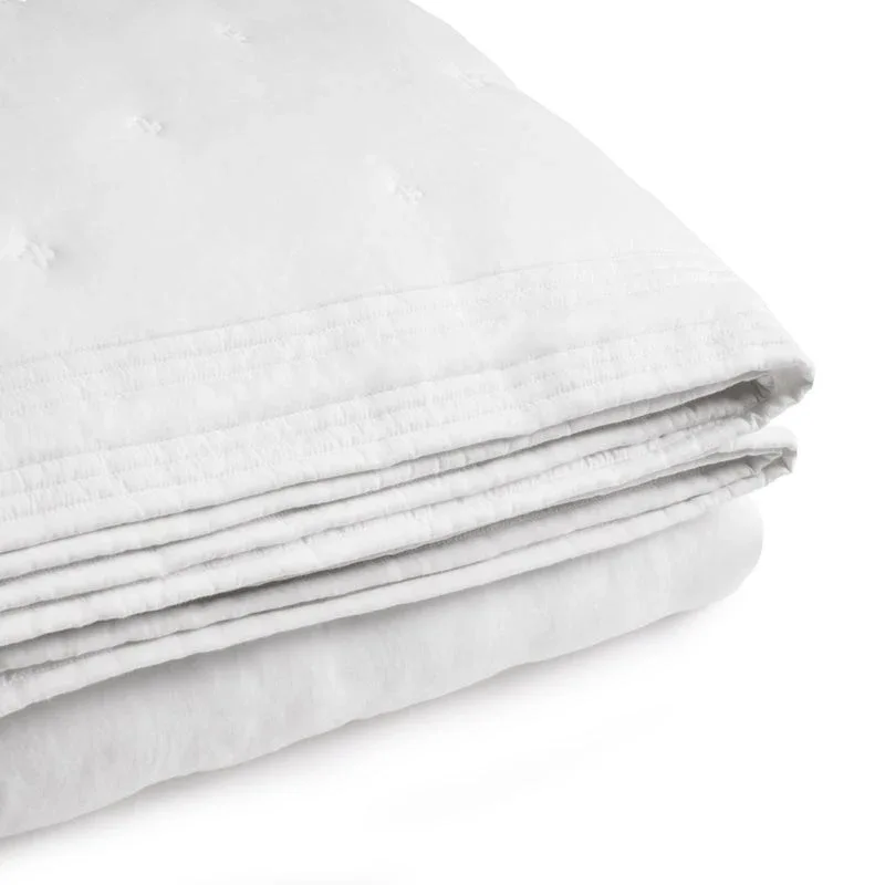 Tufted Quilt Queen Coverlet - Cloud - Image 3
