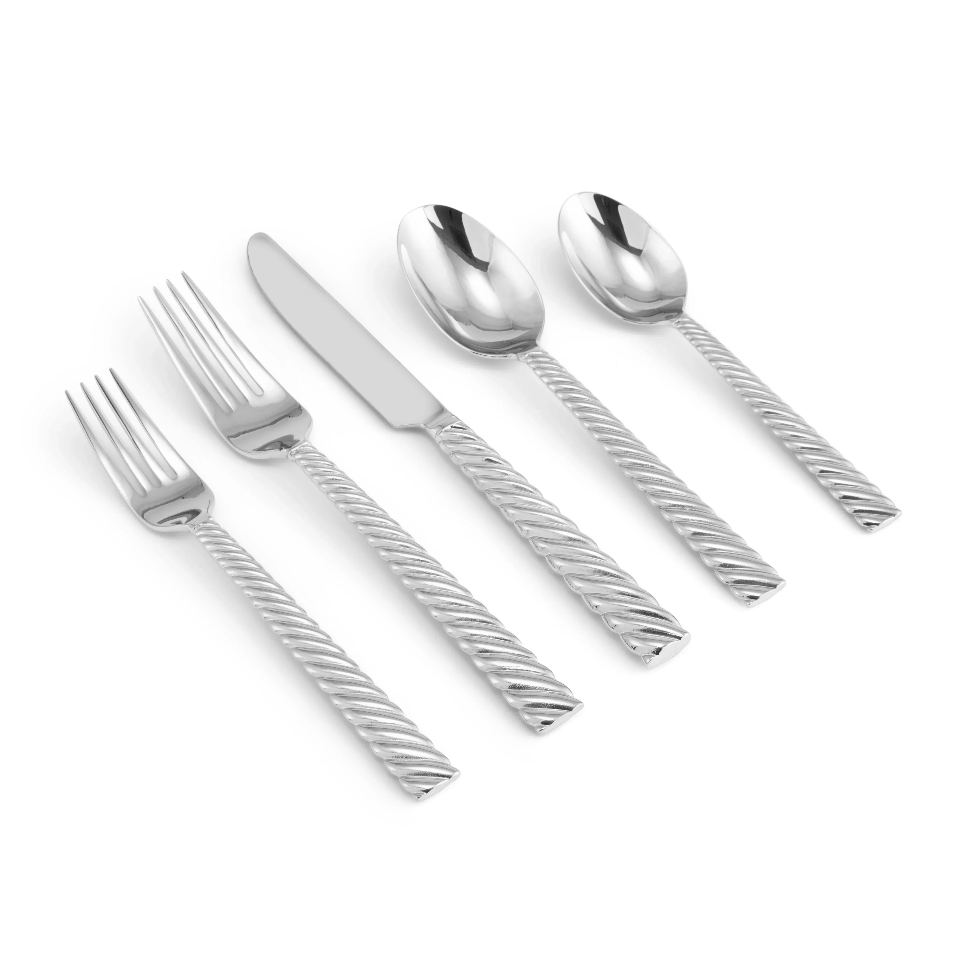Twist 5-Piece Flatware Set - Image 4