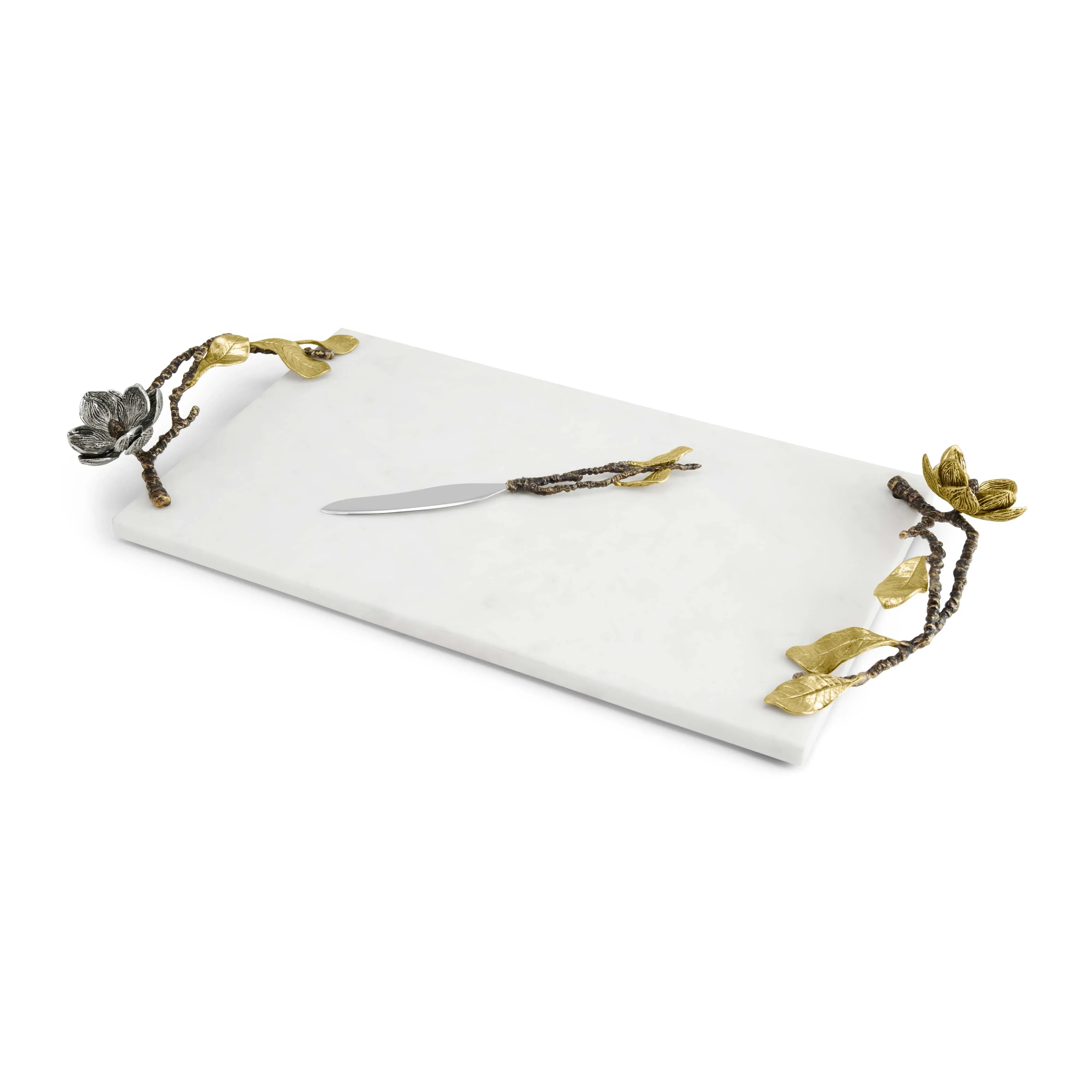 Vintage Bloom Cheese Board with Knife - Image 4