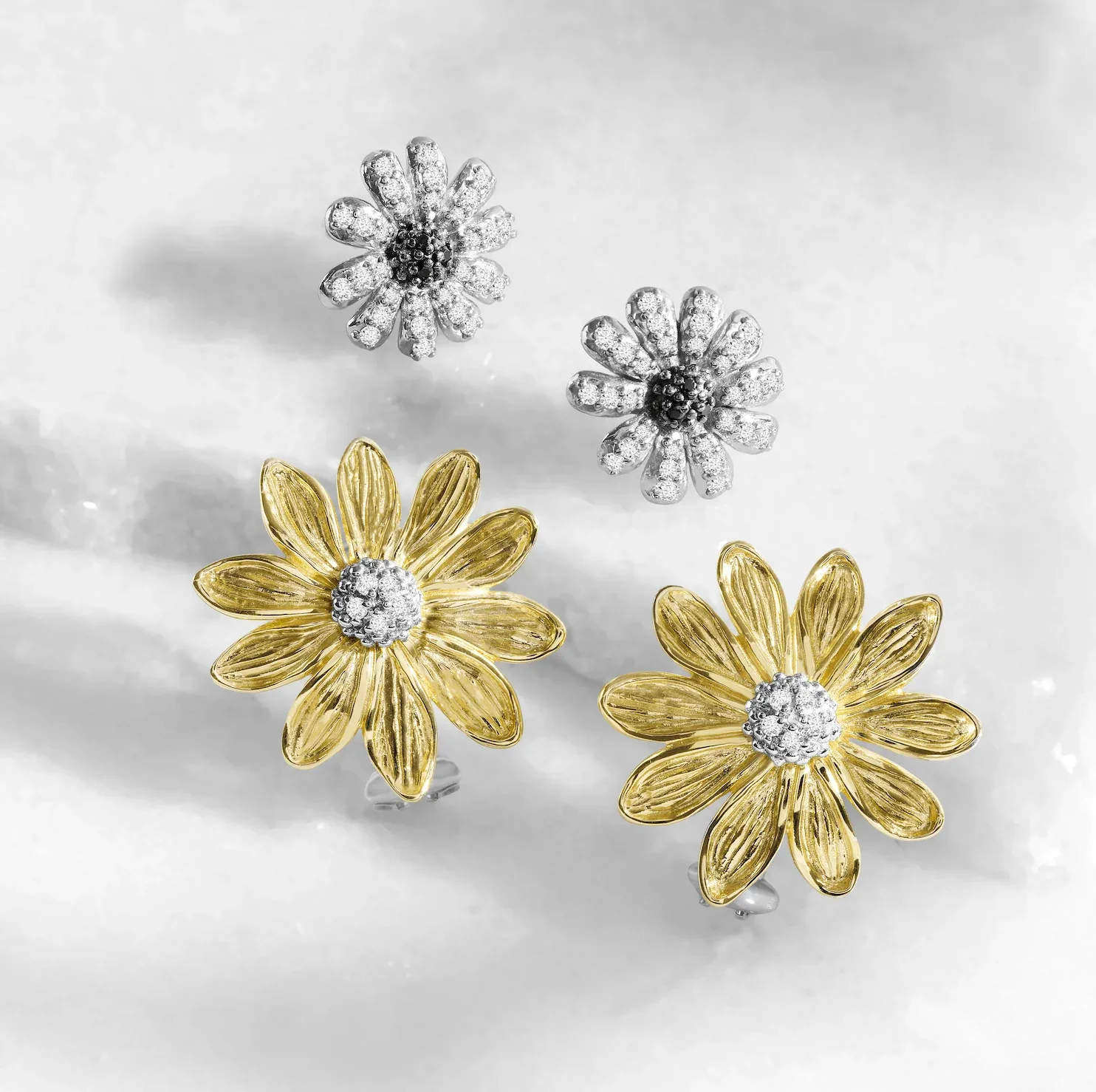 Vintage Bloom Earring - Gold - Image 4