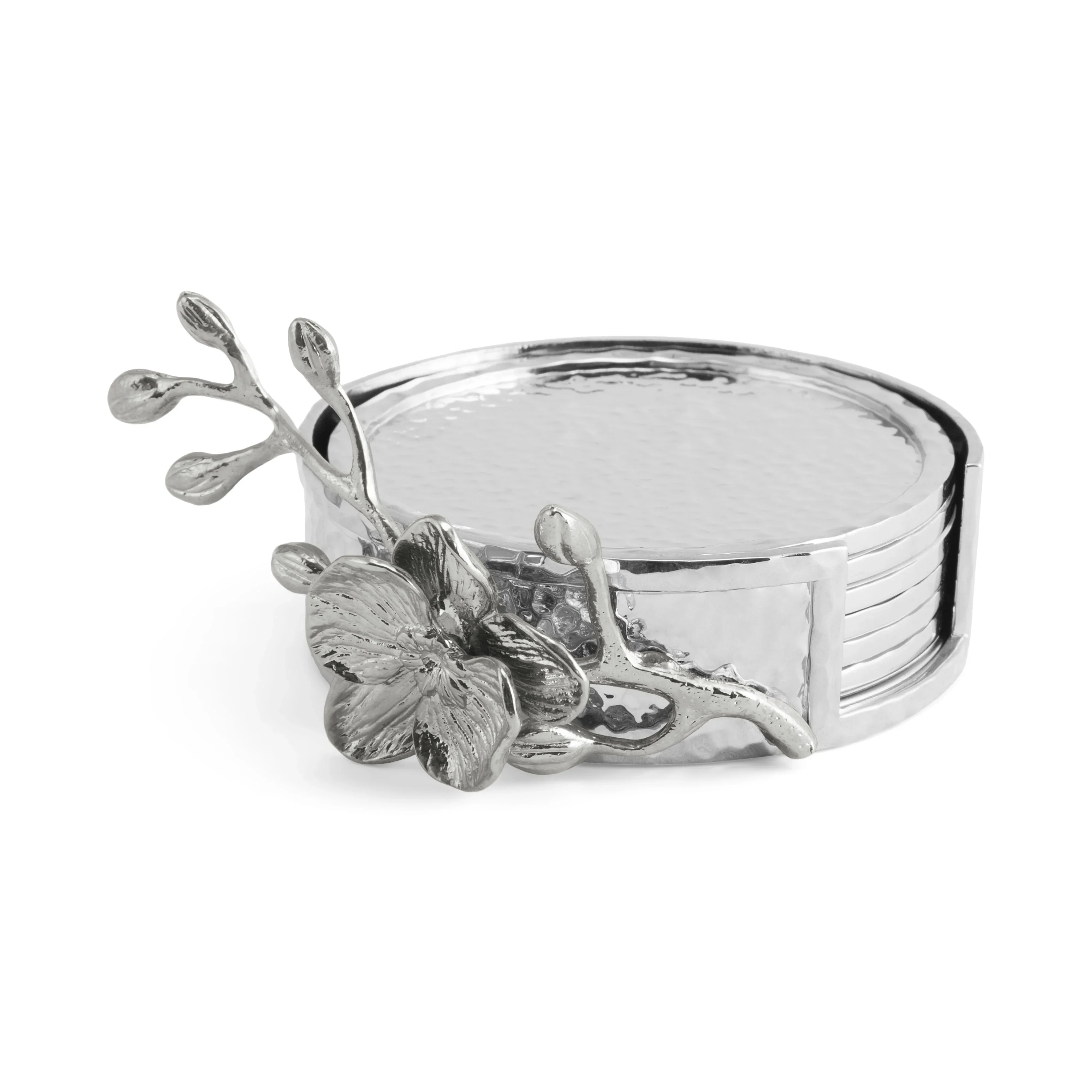 White Orchid Drink Coaster Set - Image 5