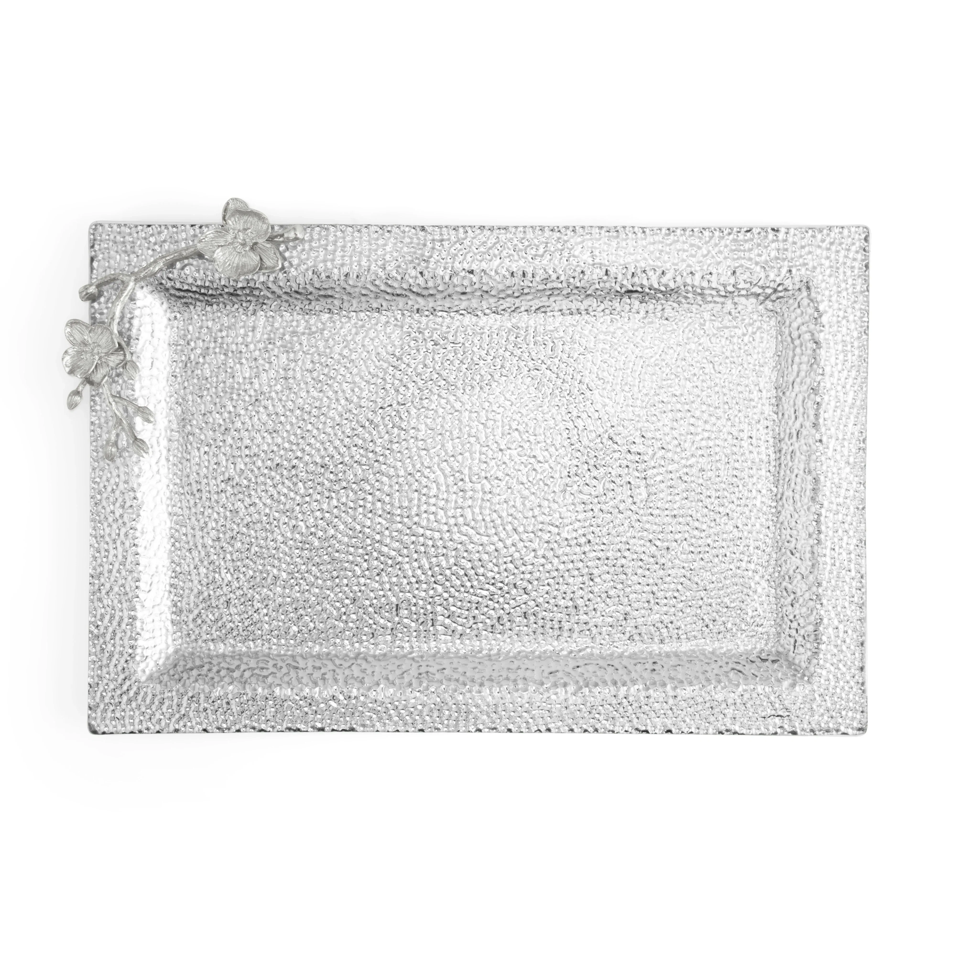 White Orchid Large Glass Tray - Image 4