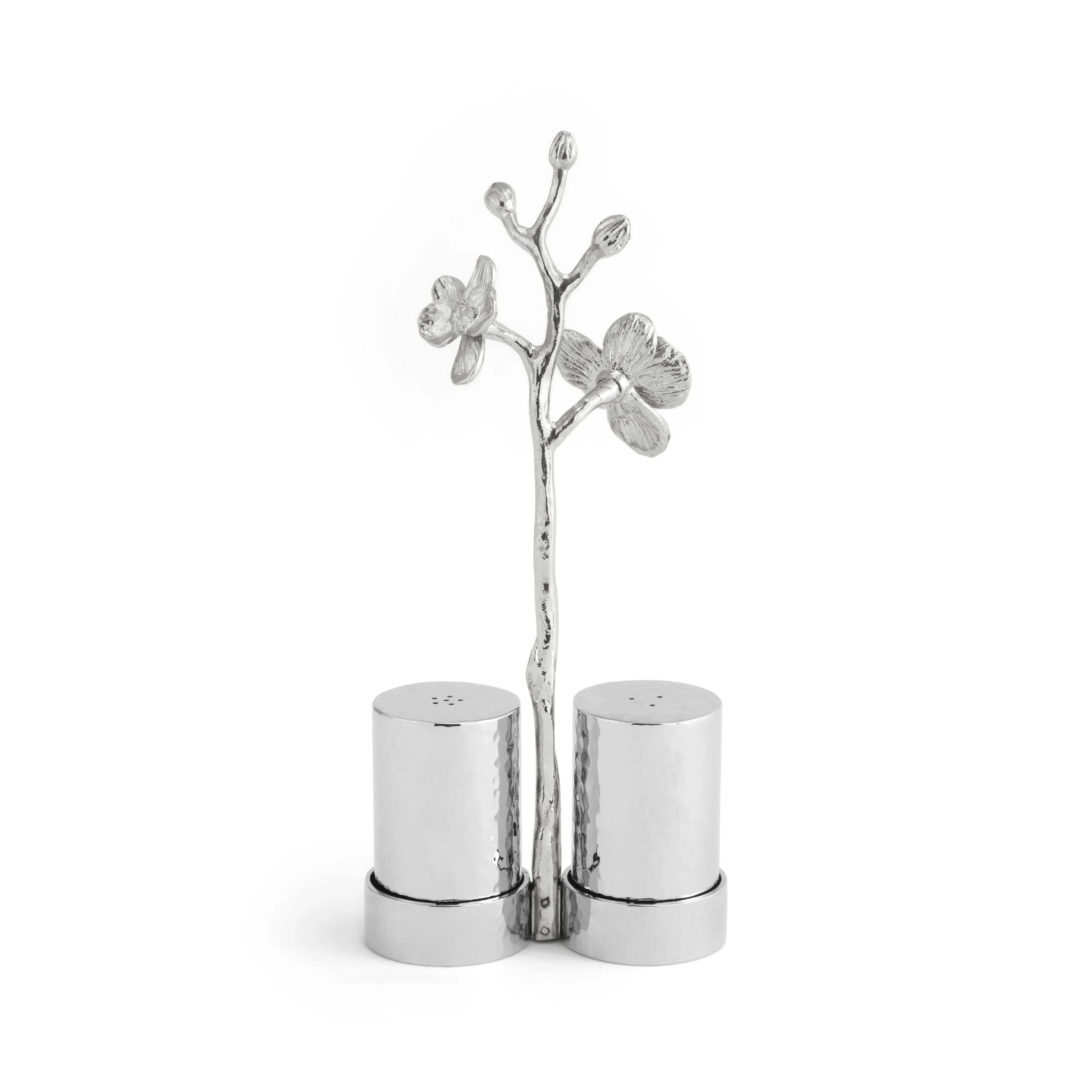 White Orchid Salt & Pepper Set - Silver - Image 4