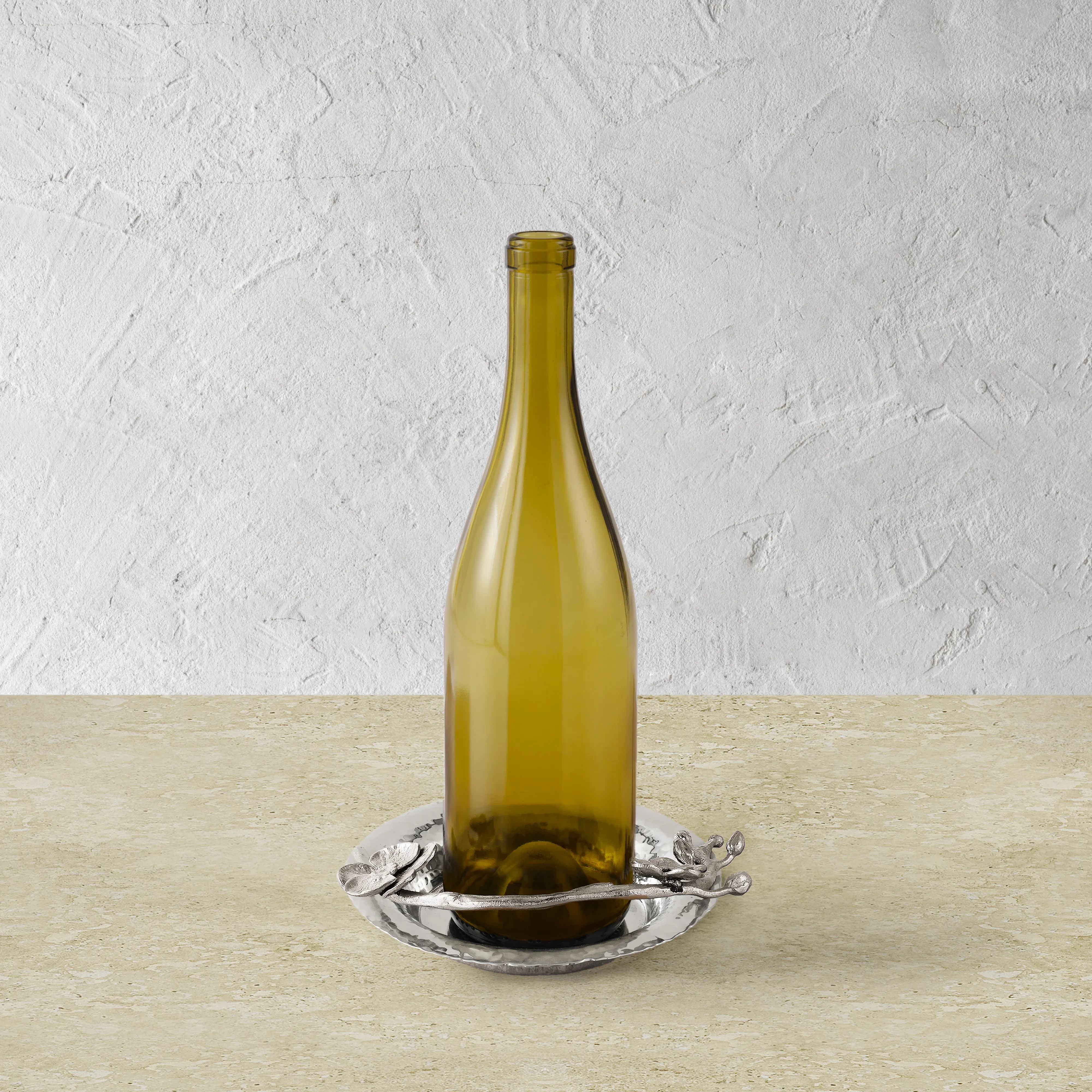 White Orchid Wine Coaster - Image 3