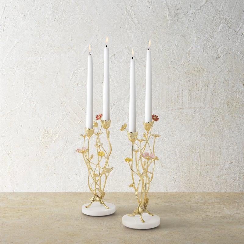 Wildflowers Candleholders S/2 - Image 3