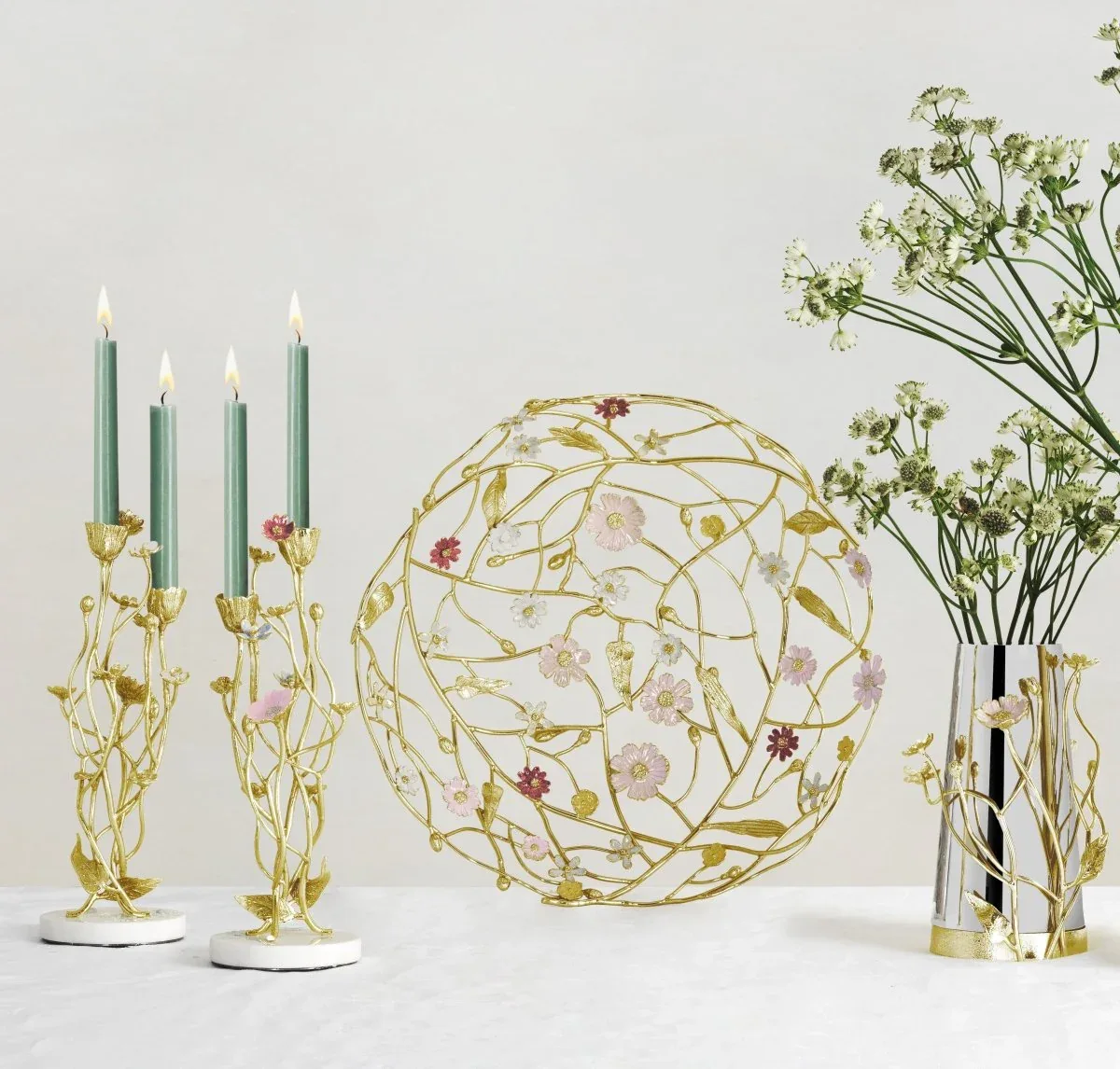 Wildflowers Candleholders S/2 - Image 4